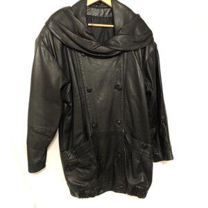 Vintage Boutique Long Leather Jacket